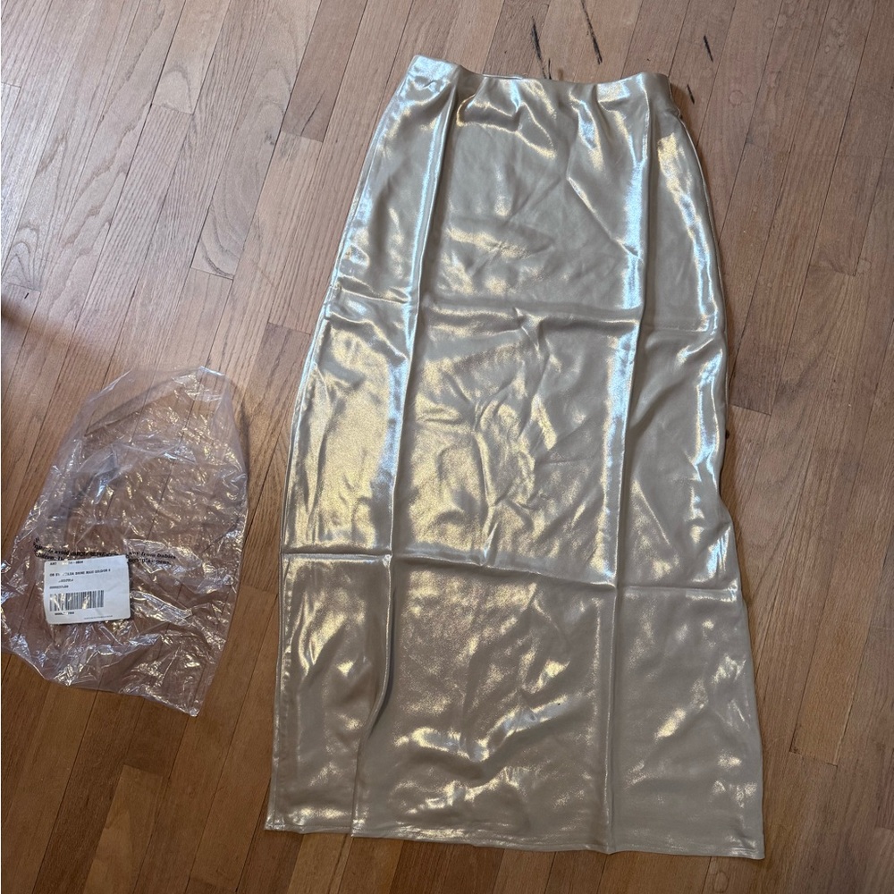 Anthropology Tilda Maxi Slip Skirt